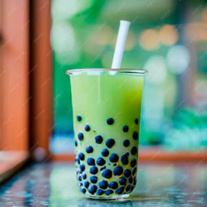 Bubble Tea de Chá Verde